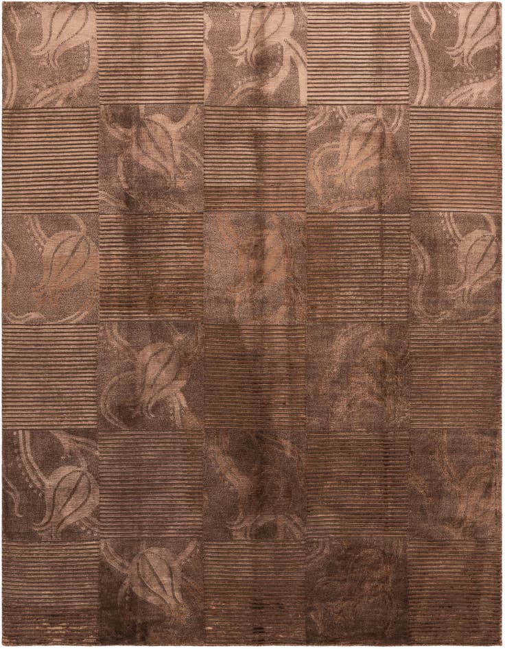 Detail image of 7' 9 x 9' 9 Hand Knotted Darya Wool Rug