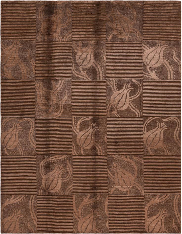 Detail image of 8' x 9' 8 Hand Knotted Darya Wool Rug
