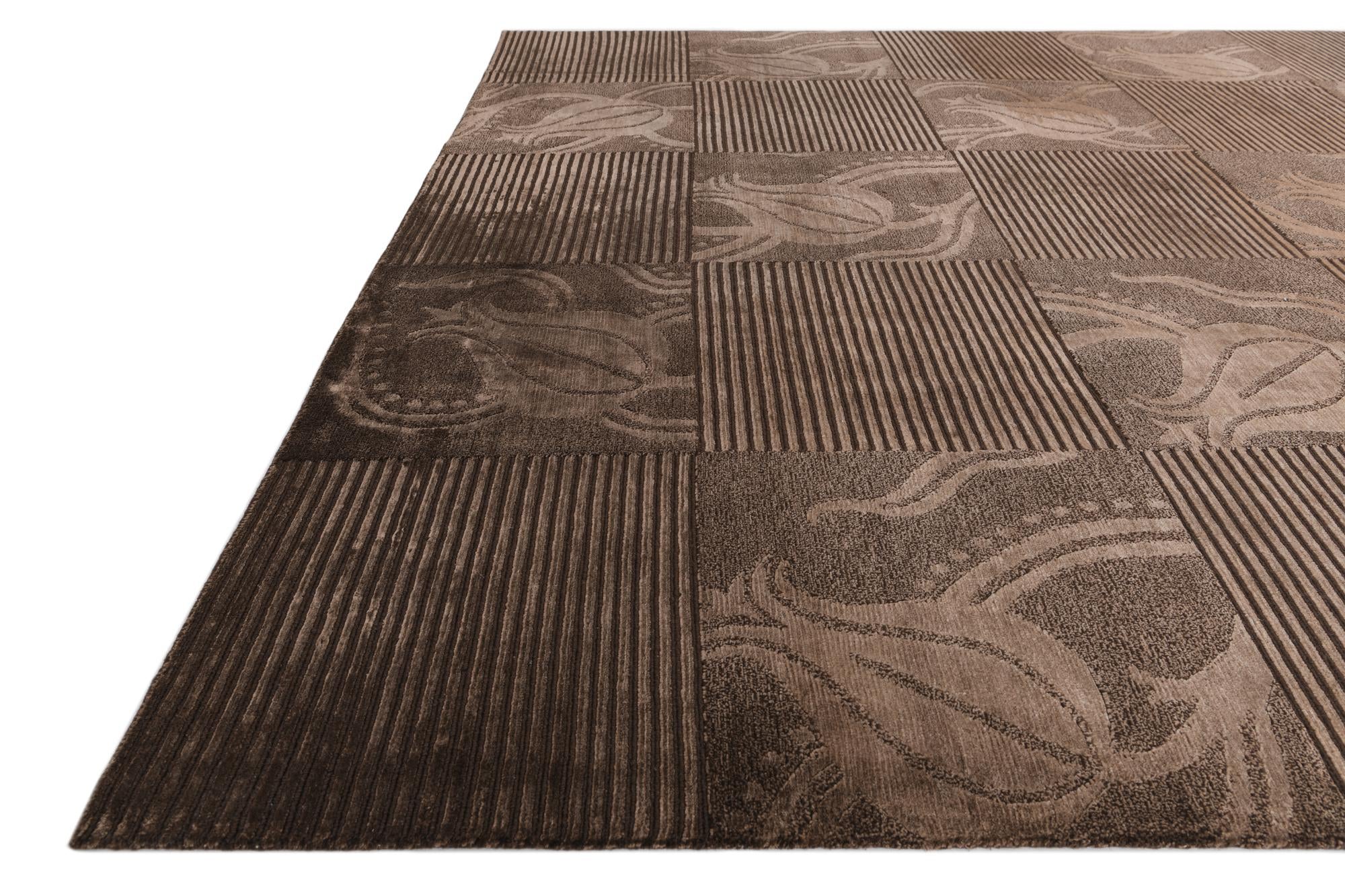 8' x 9' 9 Hand Knotted Darya Wool Rug