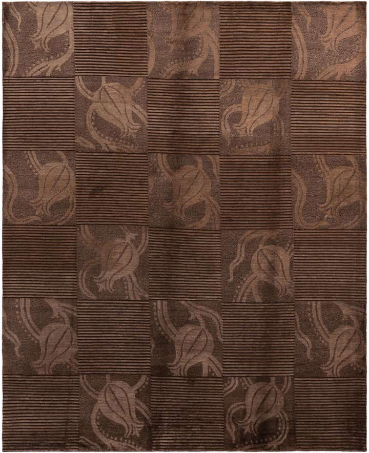 8' x 9' 9 Hand Knotted Darya Wool Rug