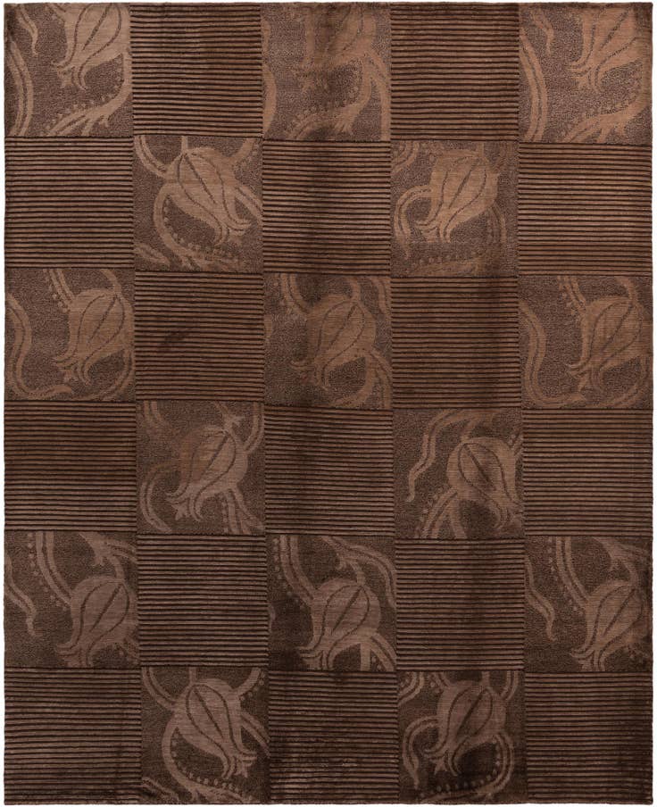 Detail image of 8' x 9' 9 Hand Knotted Darya Wool Rug