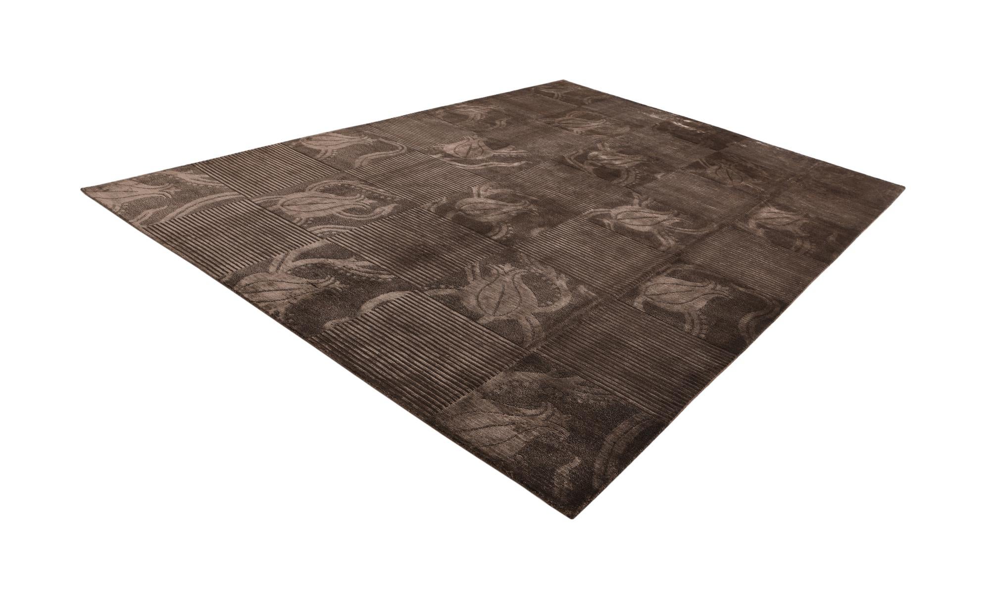 8' 3 x 11' 5 Hand Knotted Darya Wool Rug
