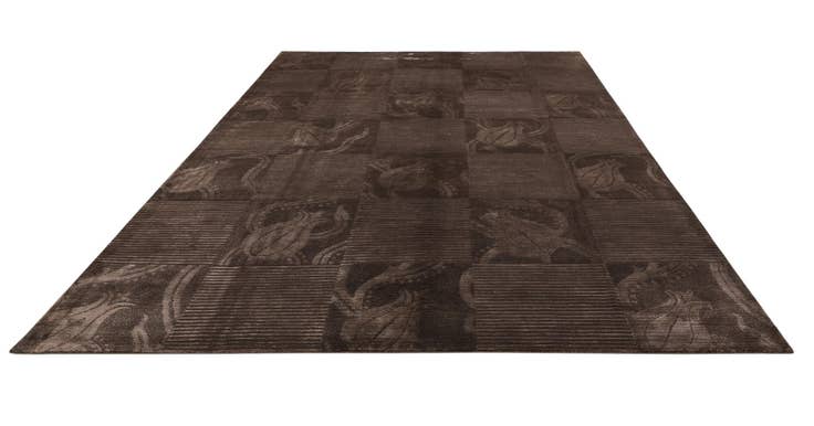 Detail image of 8' 3 x 11' 5 Hand Knotted Darya Wool Rug