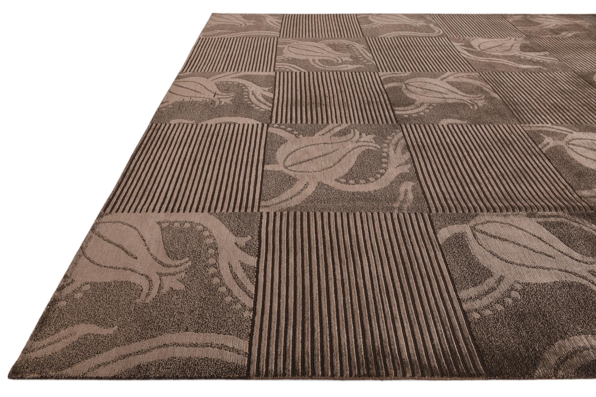 8' 3 x 11' 5 Hand Knotted Darya Wool Rug