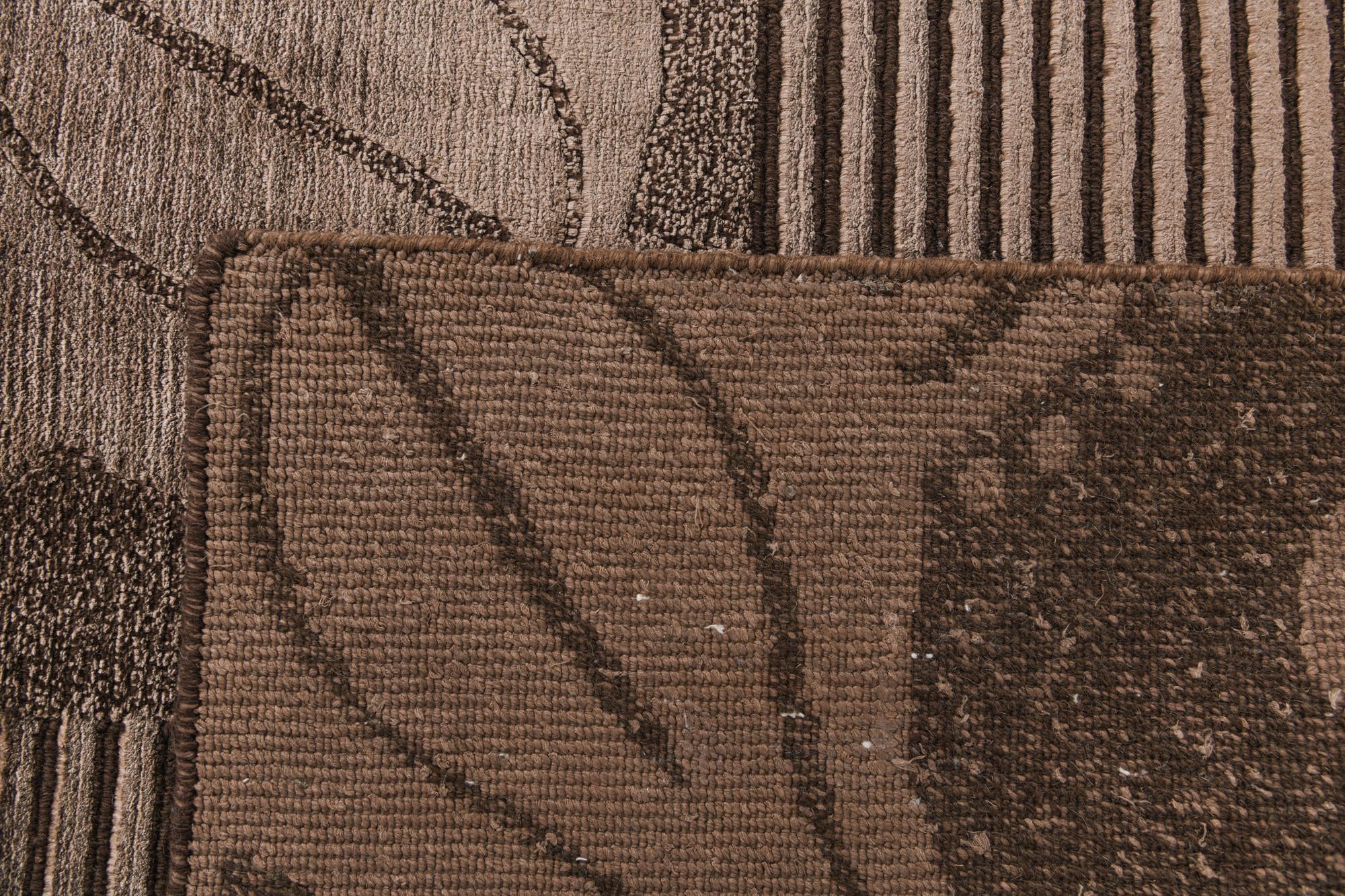 8' 3 x 11' 5 Hand Knotted Darya Wool Rug