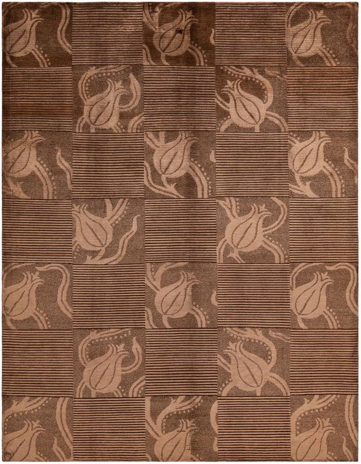 Detail image of 8' 3 x 11' 5 Hand Knotted Darya Wool Rug