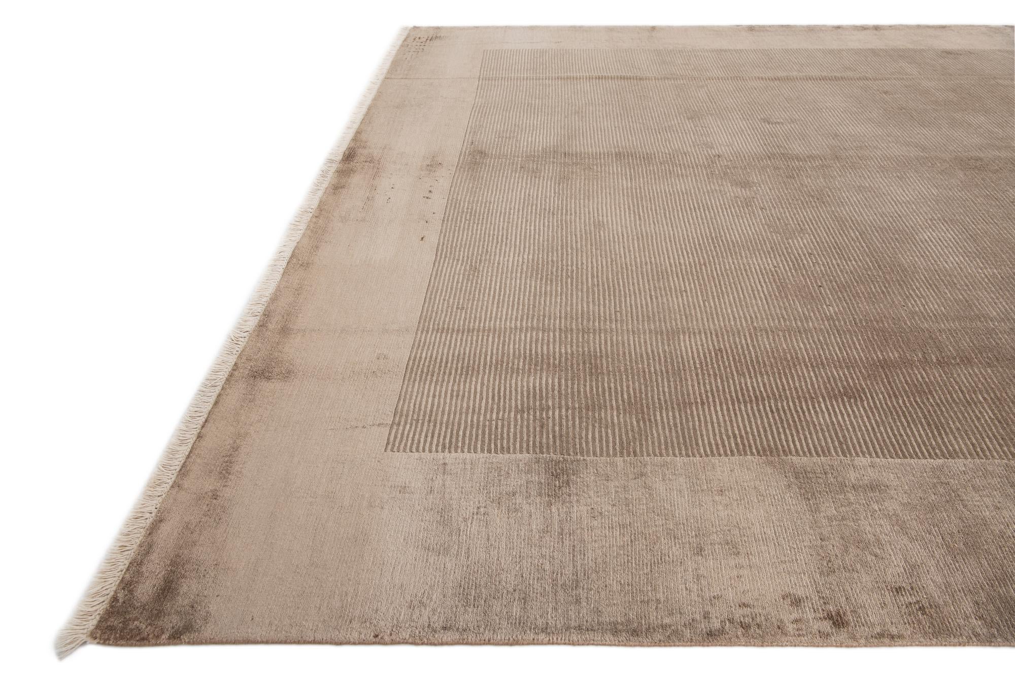 8' 1 x 11' 11 Hand Knotted Darya Wool Rug