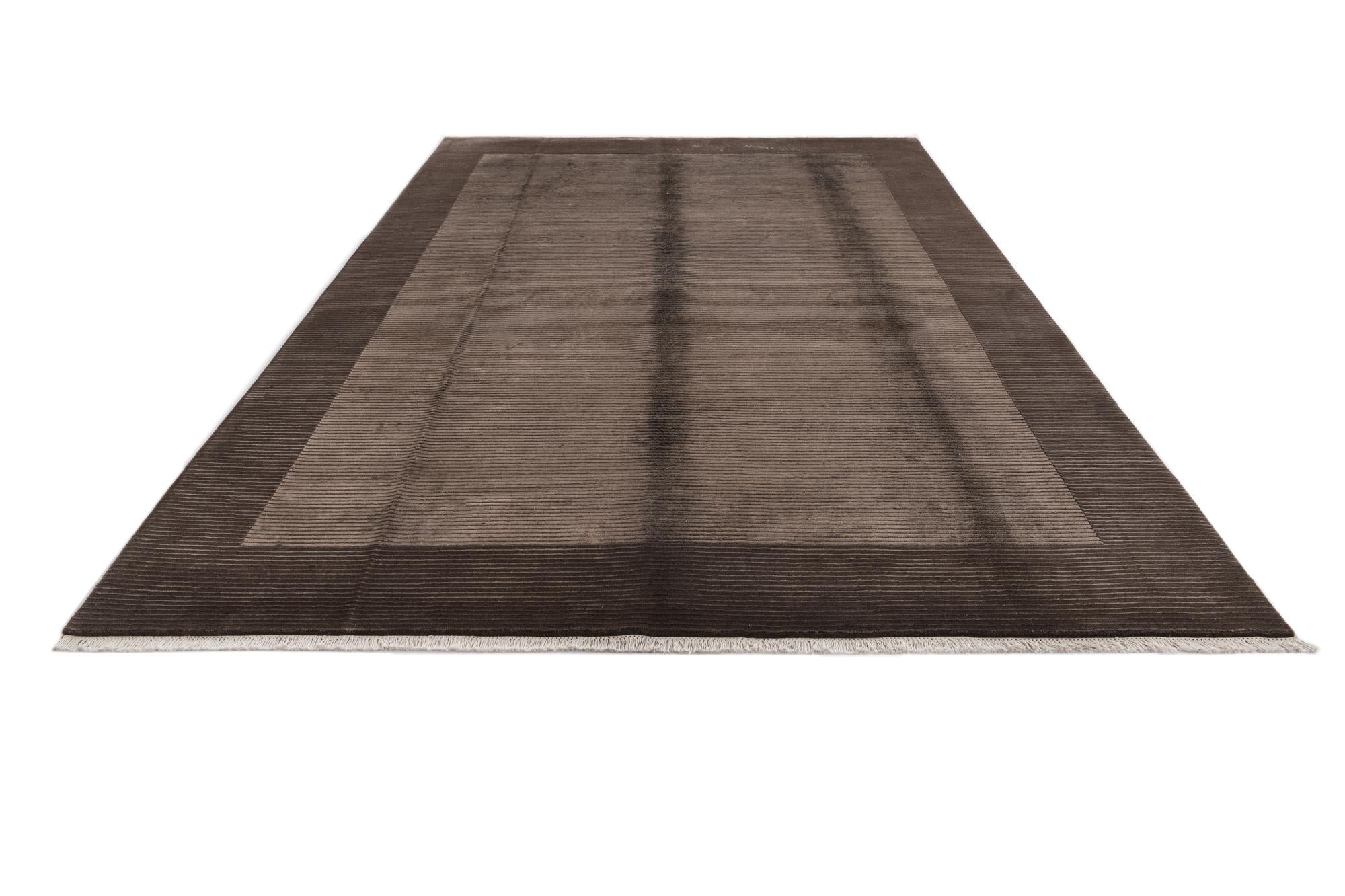 8' x 11' 8 Hand Knotted Darya Wool Rug