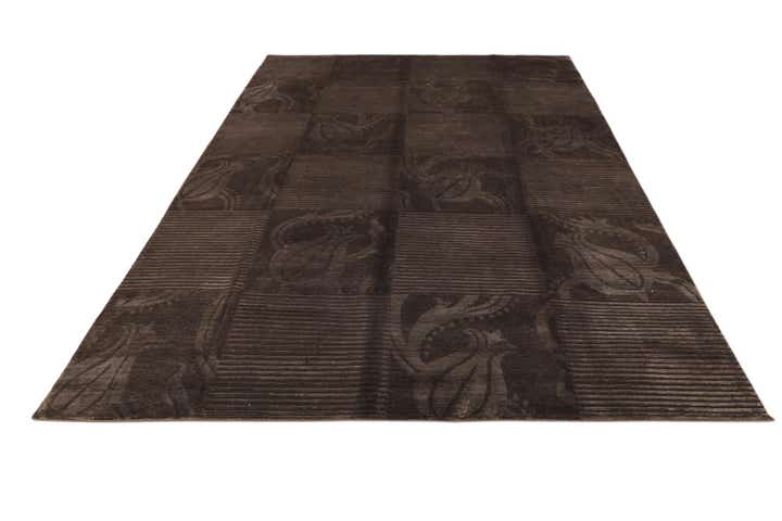 6' 8 x 9' 11 Hand Knotted Darya Wool Rug