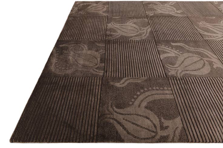 Detail image of 6' 8 x 9' 11 Hand Knotted Darya Wool Rug
