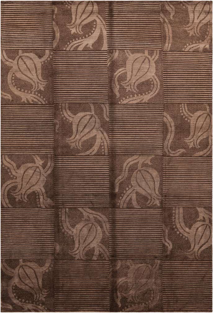 6' 8 x 9' 11 Hand Knotted Darya Wool Rug