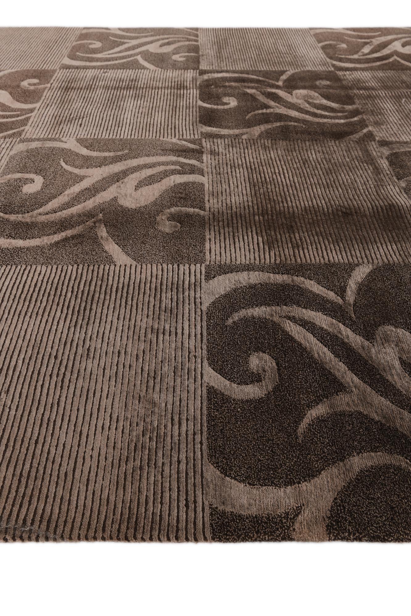 6' 8 x 10' Hand Knotted Darya Wool Rug