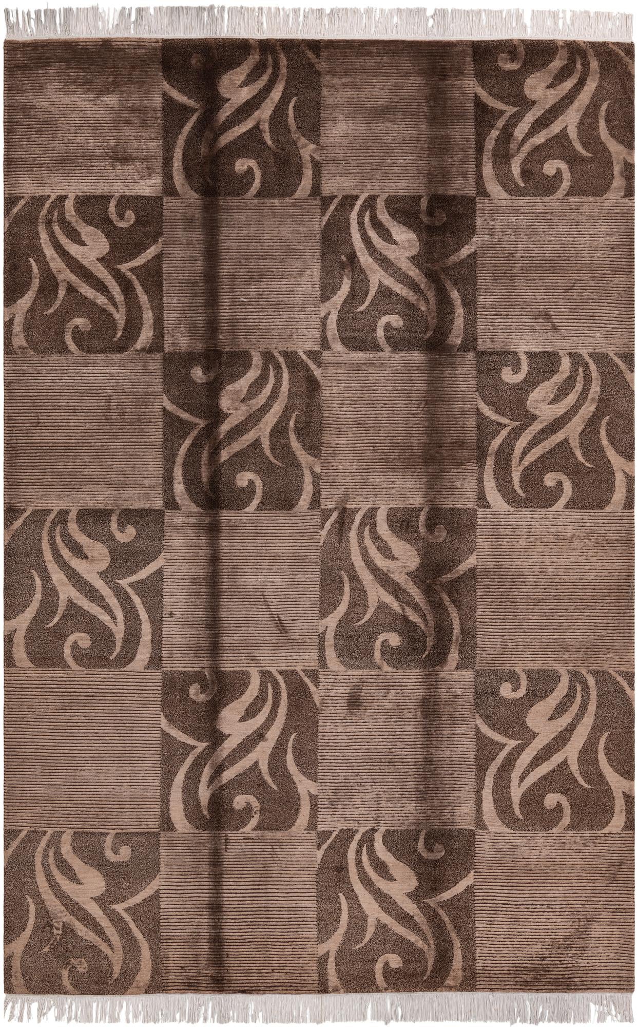 6' 8 x 10' Hand Knotted Darya Wool Rug