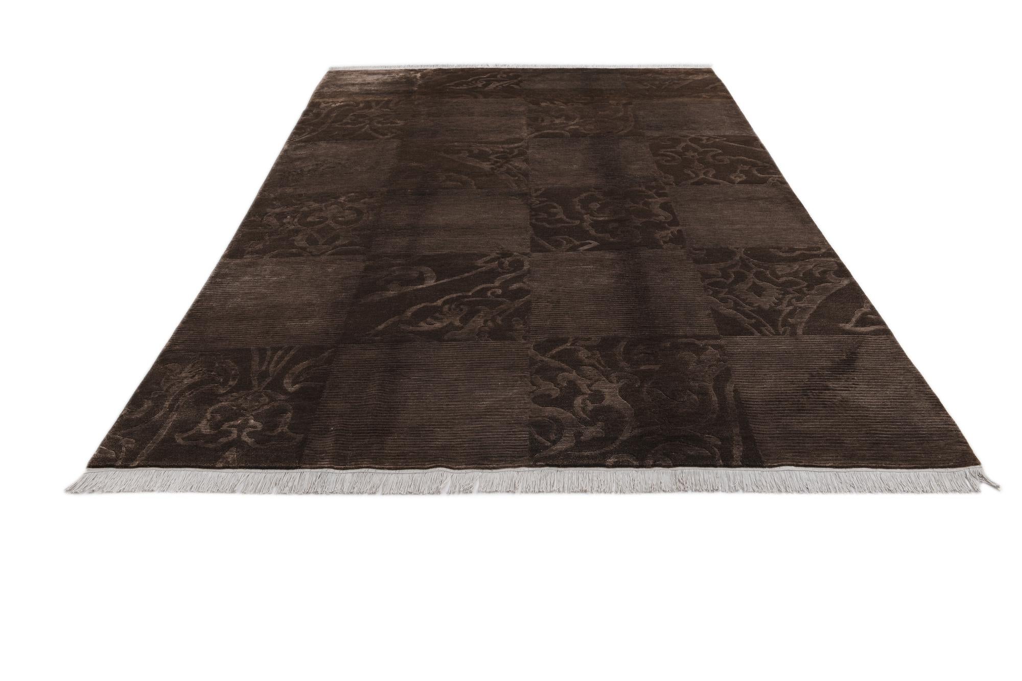 6' 9 x 10' 1 Hand Knotted Darya Wool Rug
