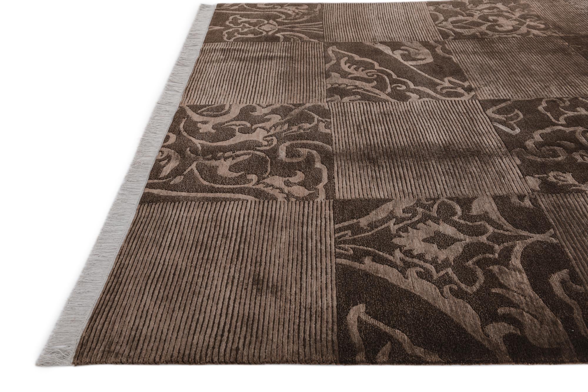 6' 9 x 10' 1 Hand Knotted Darya Wool Rug