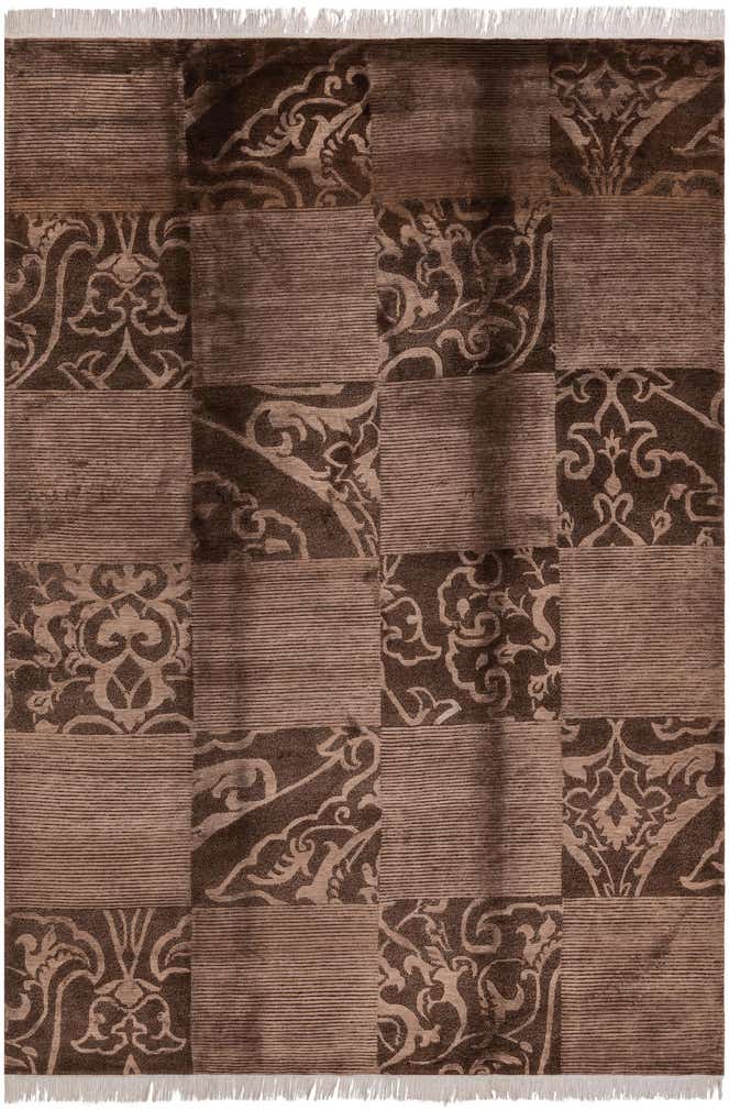 6' 9 x 10' 1 Hand Knotted Darya Wool Rug