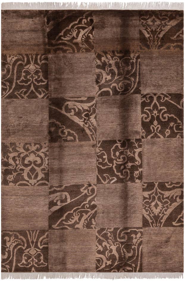 Detail image of 6' 9 x 10' 1 Hand Knotted Darya Wool Rug