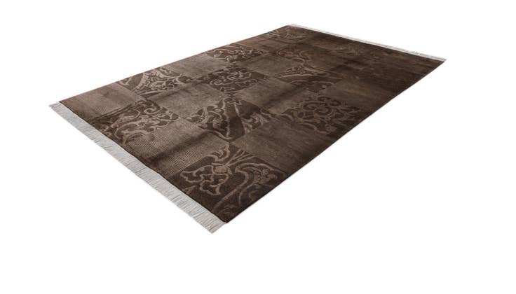 Detail image of 6' 9 x 10' Hand Knotted Darya Wool Rug