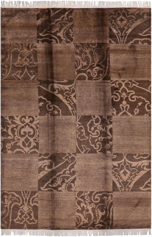 6' 9 x 10' Hand Knotted Darya Wool Rug