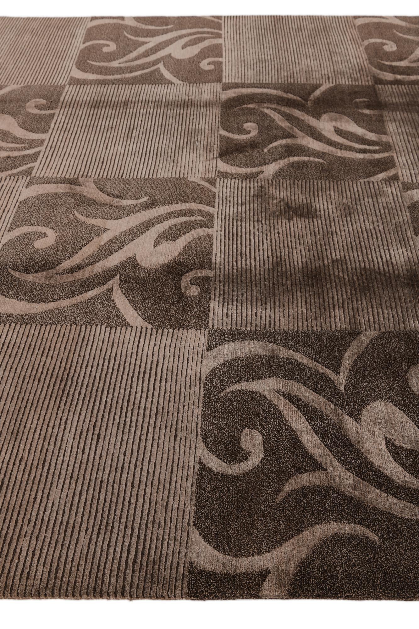 6' 8 x 10' Hand Knotted Darya Wool Rug