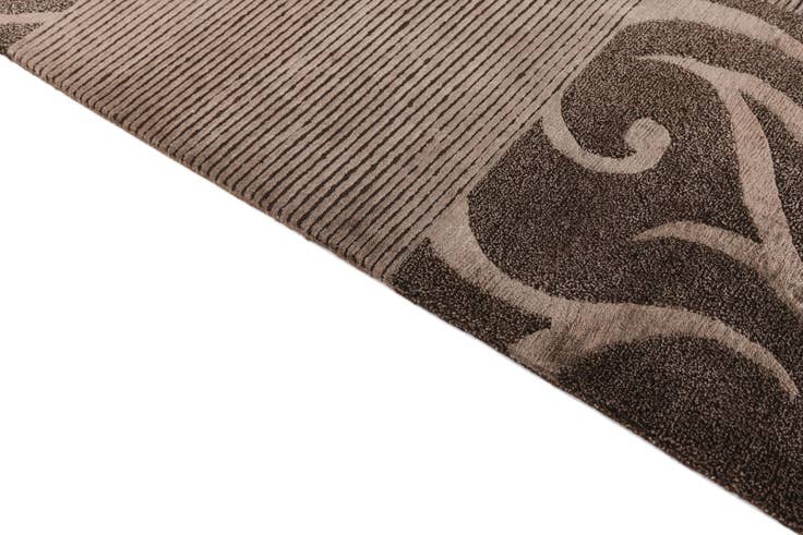 Detail image of 6' 8 x 10' Hand Knotted Darya Wool Rug