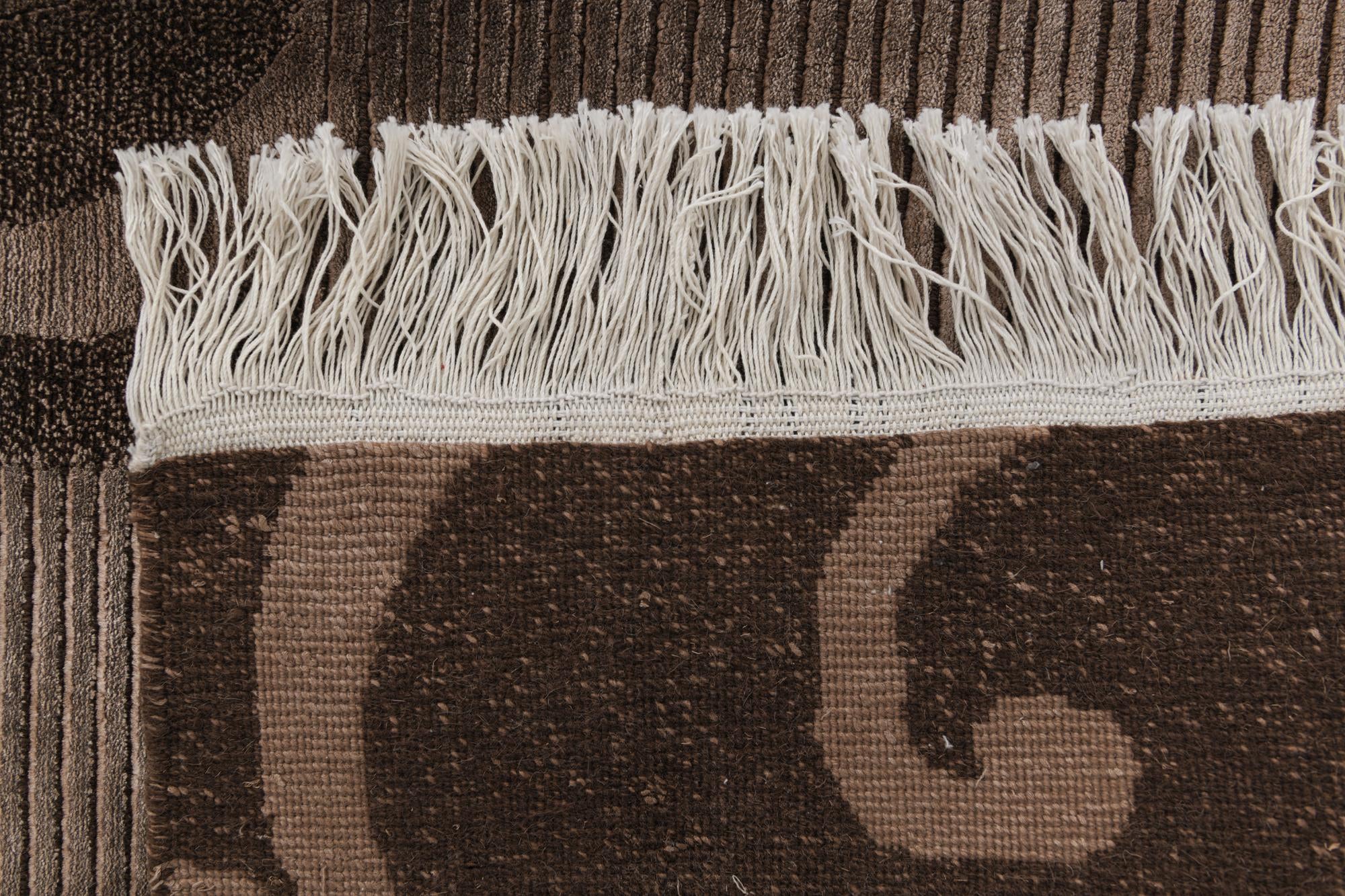 6' 8 x 10' Hand Knotted Darya Wool Rug