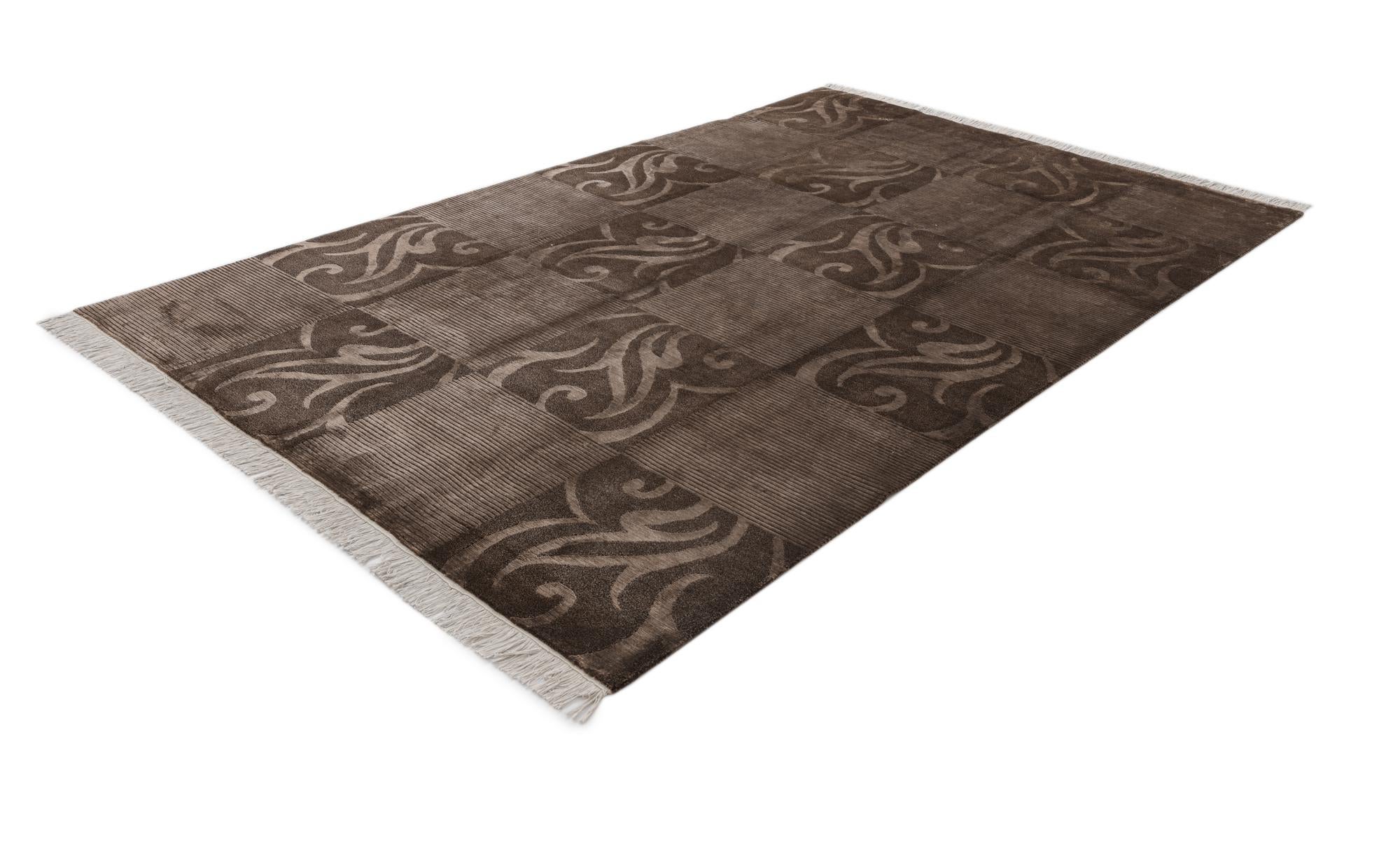 6' 8 x 10' Hand Knotted Darya Wool Rug