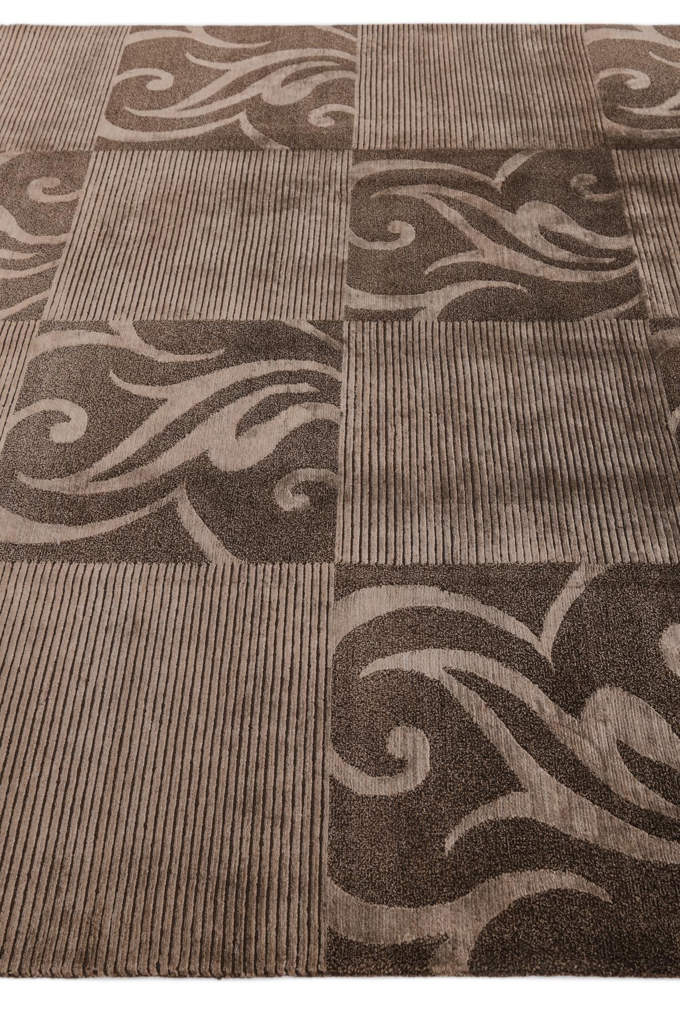 6' 8 x 10' Hand Knotted Darya Wool Rug