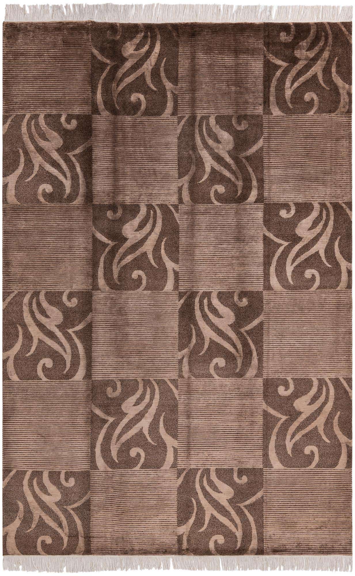6' 8 x 10' Hand Knotted Darya Wool Rug