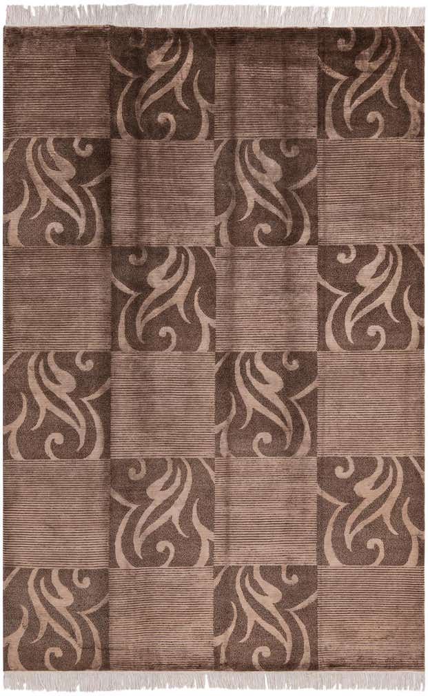 6' 8 x 10' Hand Knotted Darya Wool Rug