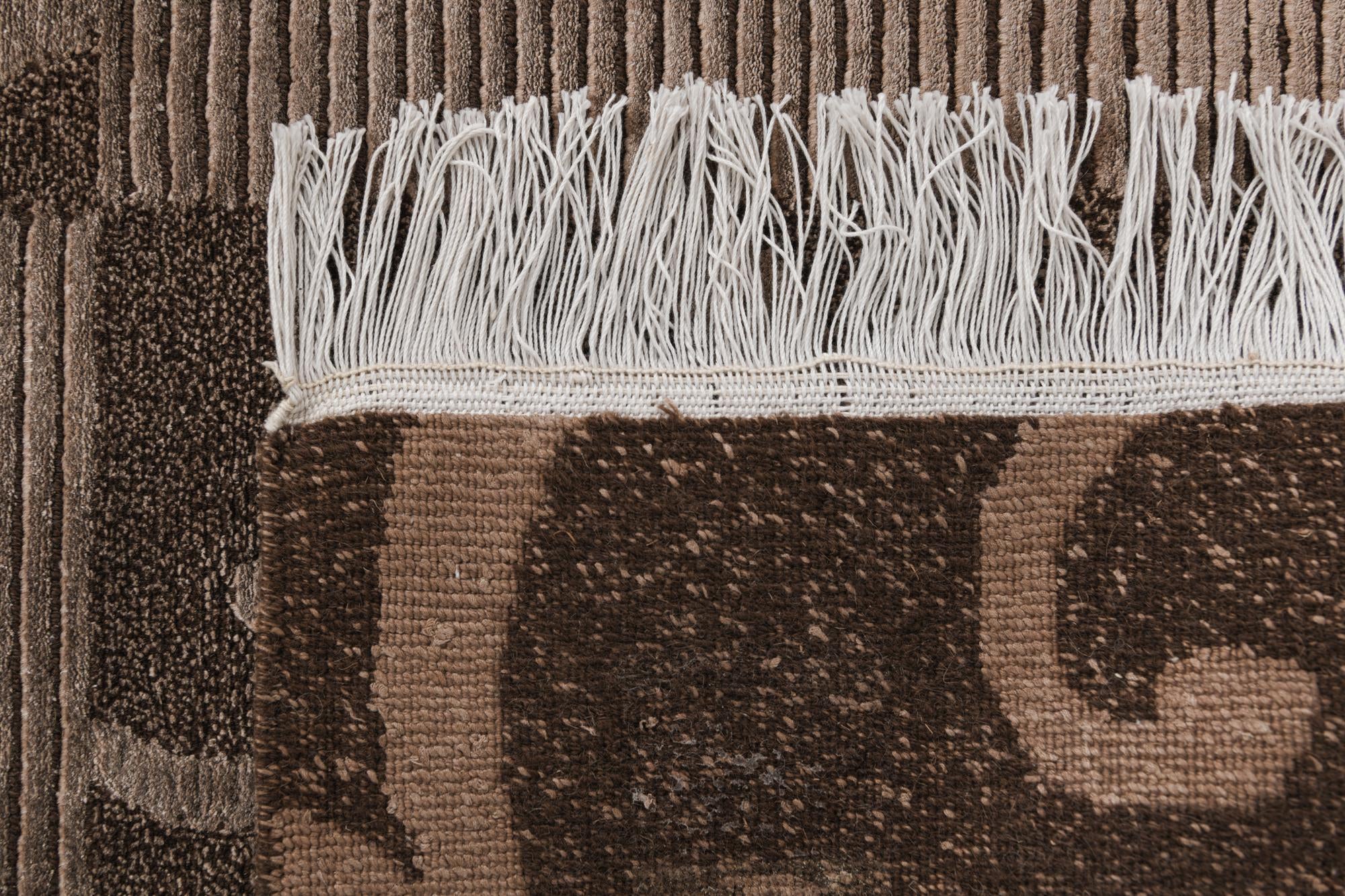 6' 8 x 9' 9 Hand Knotted Darya Wool Rug