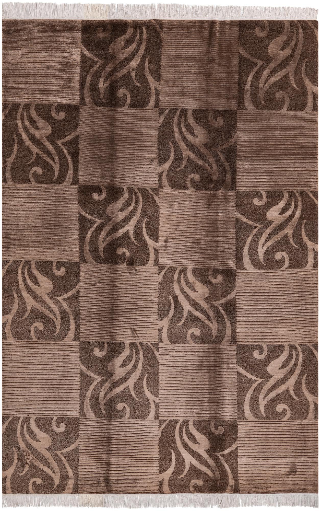 6' 8 x 9' 9 Hand Knotted Darya Wool Rug