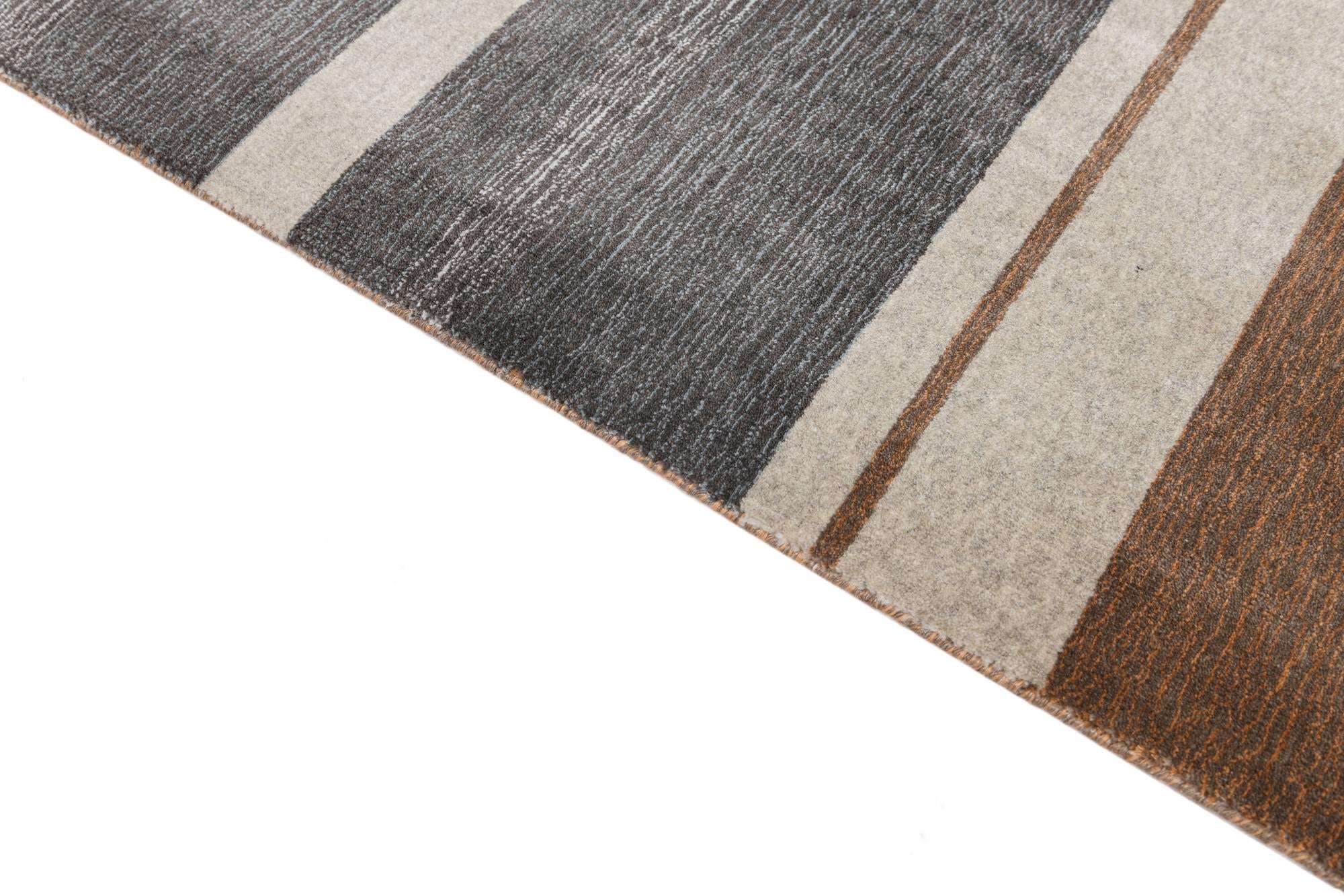 6' 7 x 9' 9 Hand Knotted Darya Wool Rug