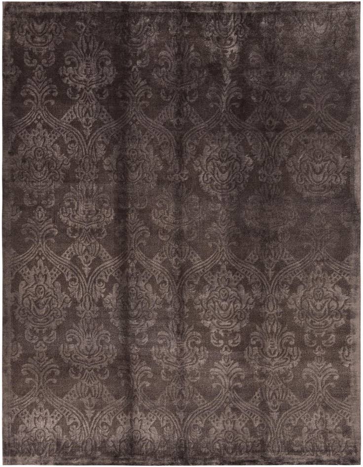 Detail image of 6' 7 x 10' Hand Knotted Darya Wool Rug