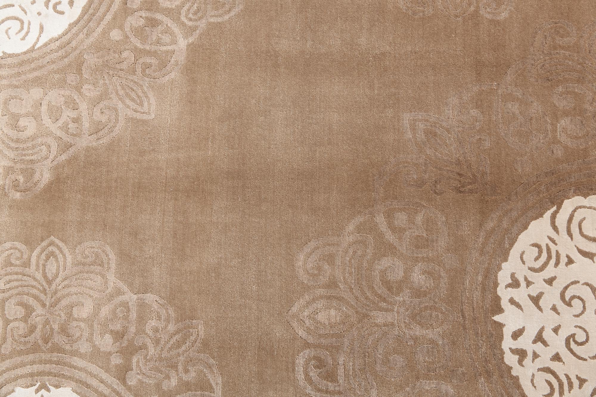 6' 11 x 10' 2 Hand Knotted Darya Wool Rug