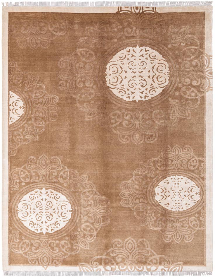 Detail image of 6' 11 x 10' 2 Hand Knotted Darya Wool Rug