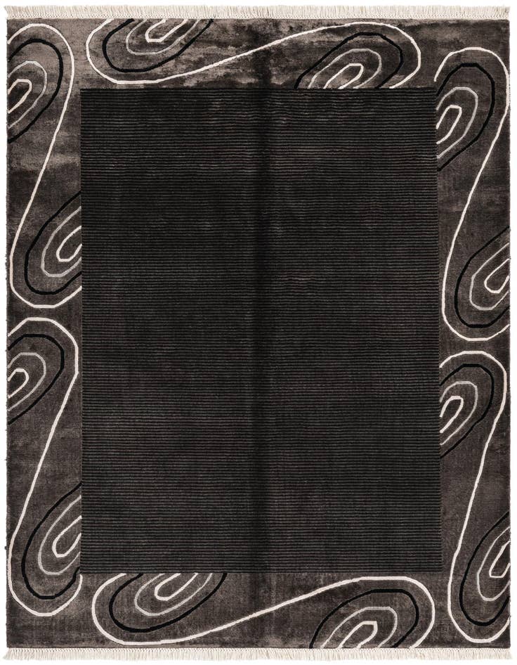 Detail image of 4' 11 x 6' 7 Hand Knotted Darya Wool Rug