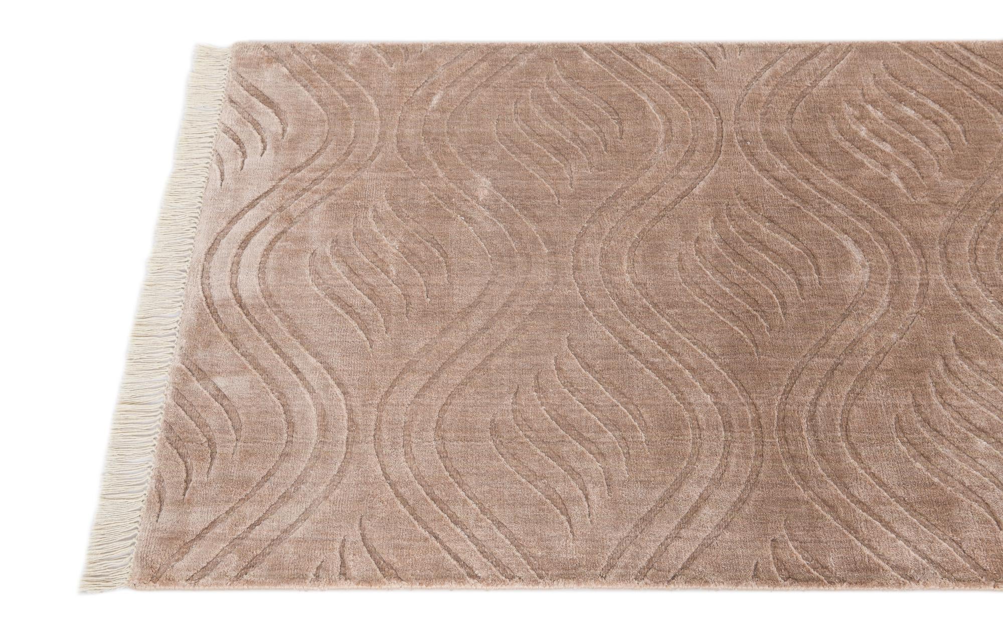 2' 7 x 4' 11 Hand Knotted Darya Wool Rug