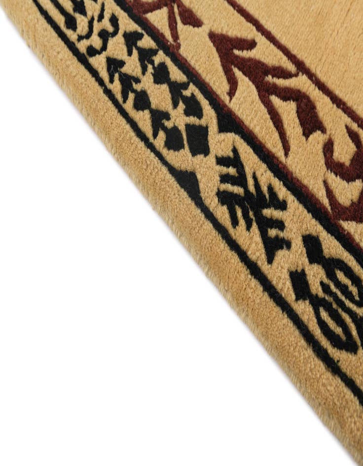 Detail image of 2' 4 x 4' 2  Hand Knotted Darya Wool Rug