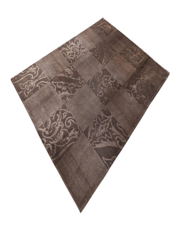 Detail image of 5' 11 x 8' Hand Knotted Darya Wool Rug