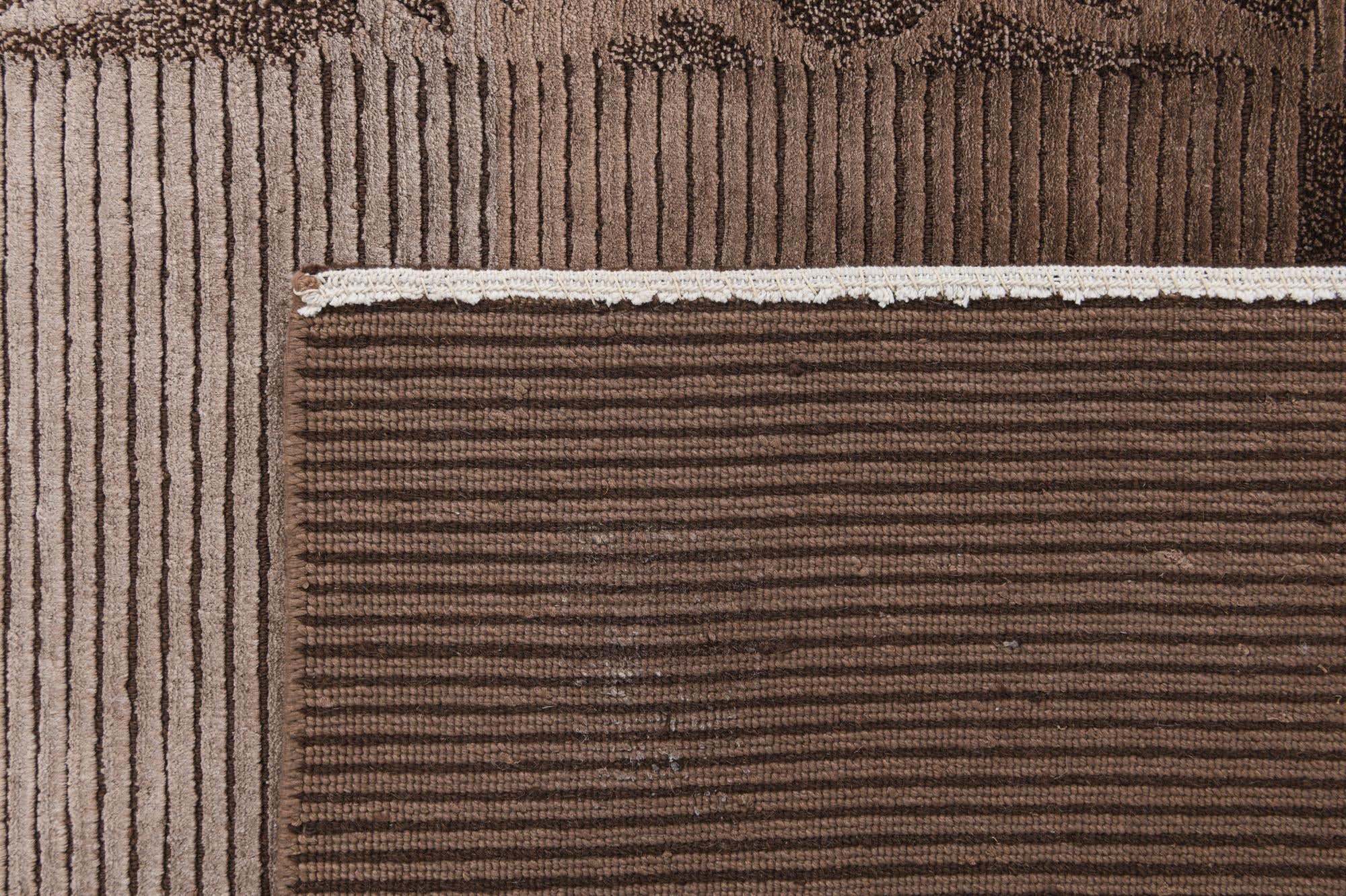 5' 11 x 8' Hand Knotted Darya Wool Rug