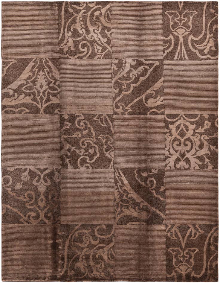 Detail image of 5' 11 x 8' Hand Knotted Darya Wool Rug