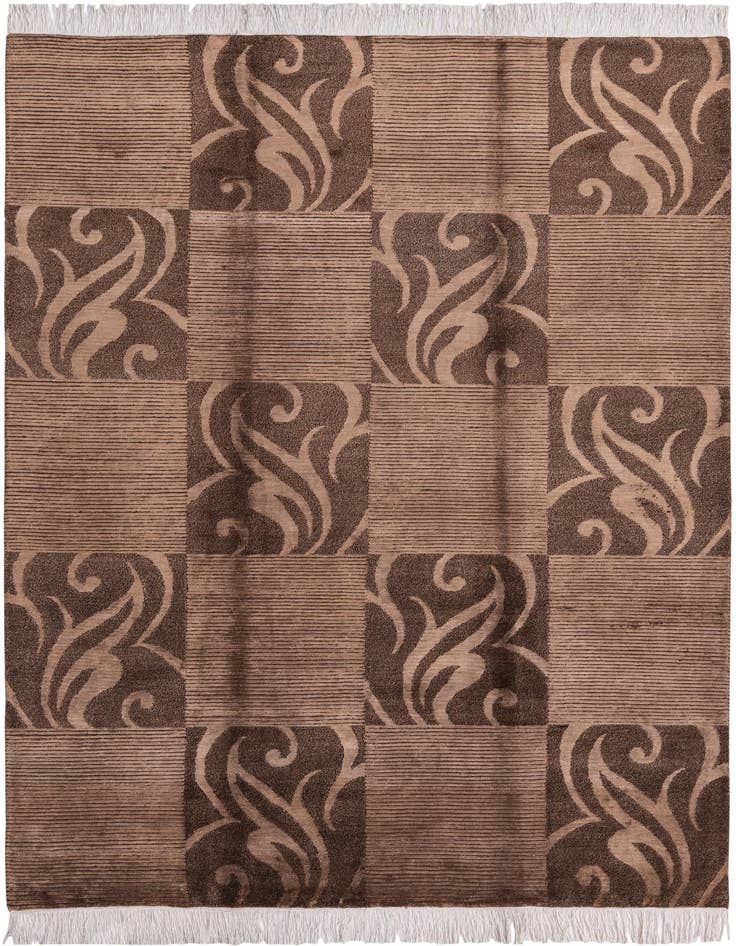 Detail image of 5' 9 x 7' 10 Hand Knotted Darya Wool Rug