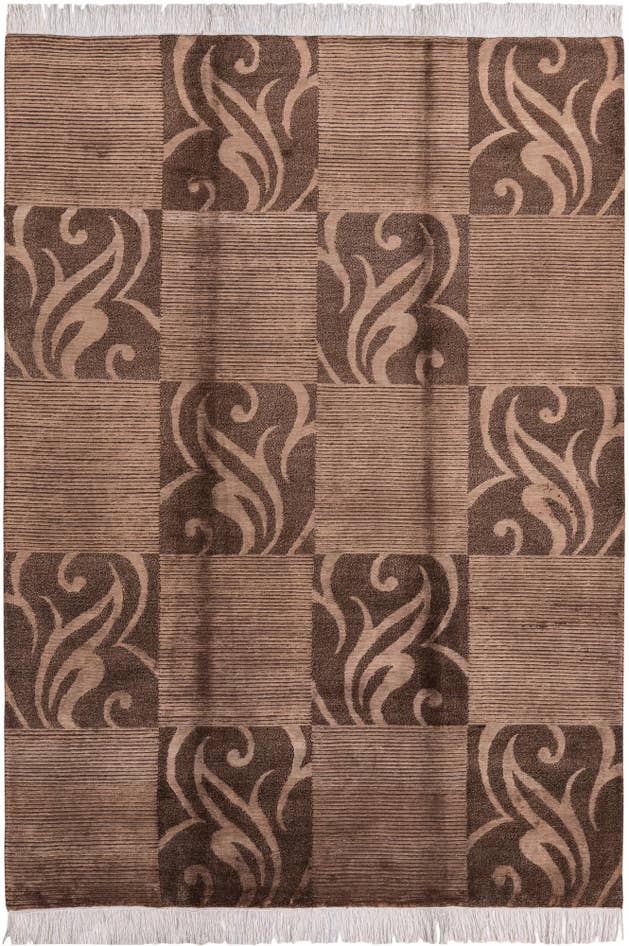 Detail image of 5' 9 x 7' 10 Hand Knotted Darya Wool Rug