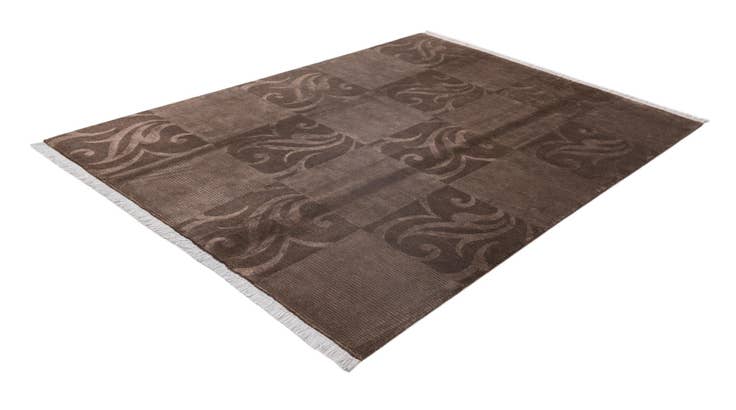 Detail image of 5' 9 x 8' Hand Knotted Darya Wool Rug