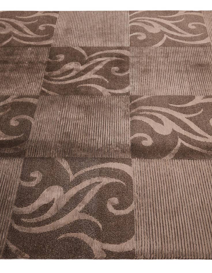 Detail image of 5' 9 x 8'  Hand Knotted Darya Wool Rug