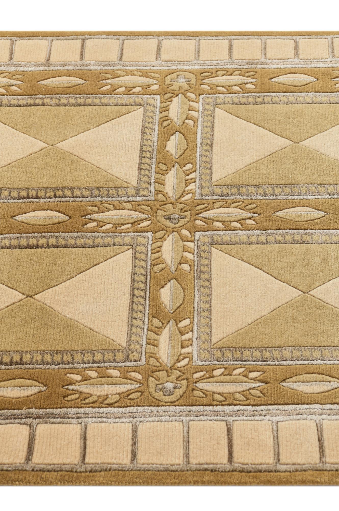 3' x 4' 11 Hand Knotted Darya Wool Rug