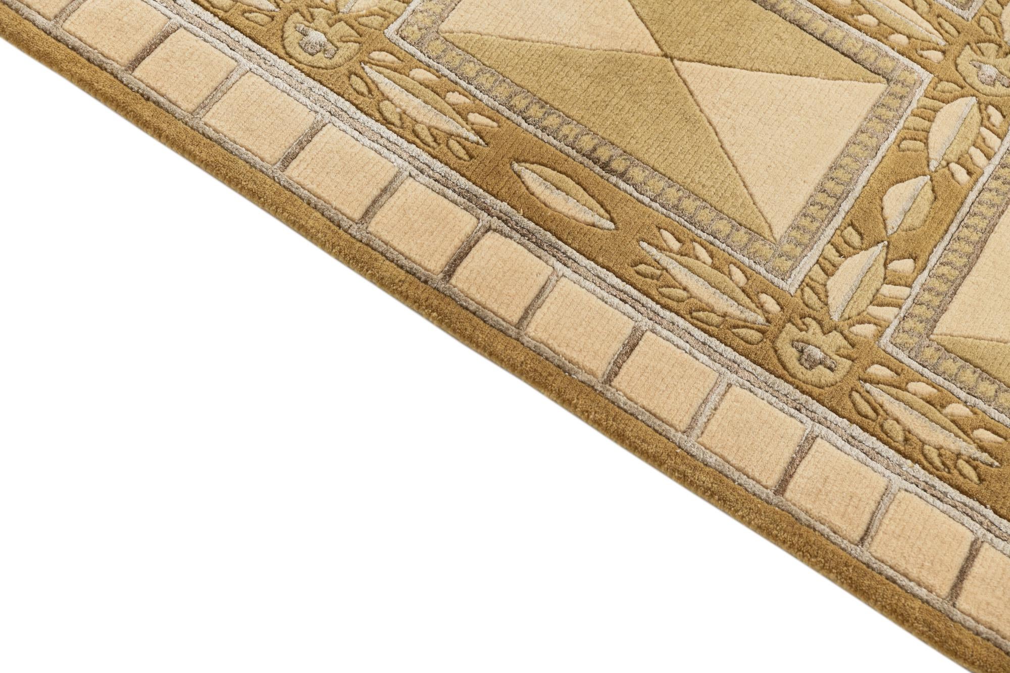 3' x 4' 11 Hand Knotted Darya Wool Rug