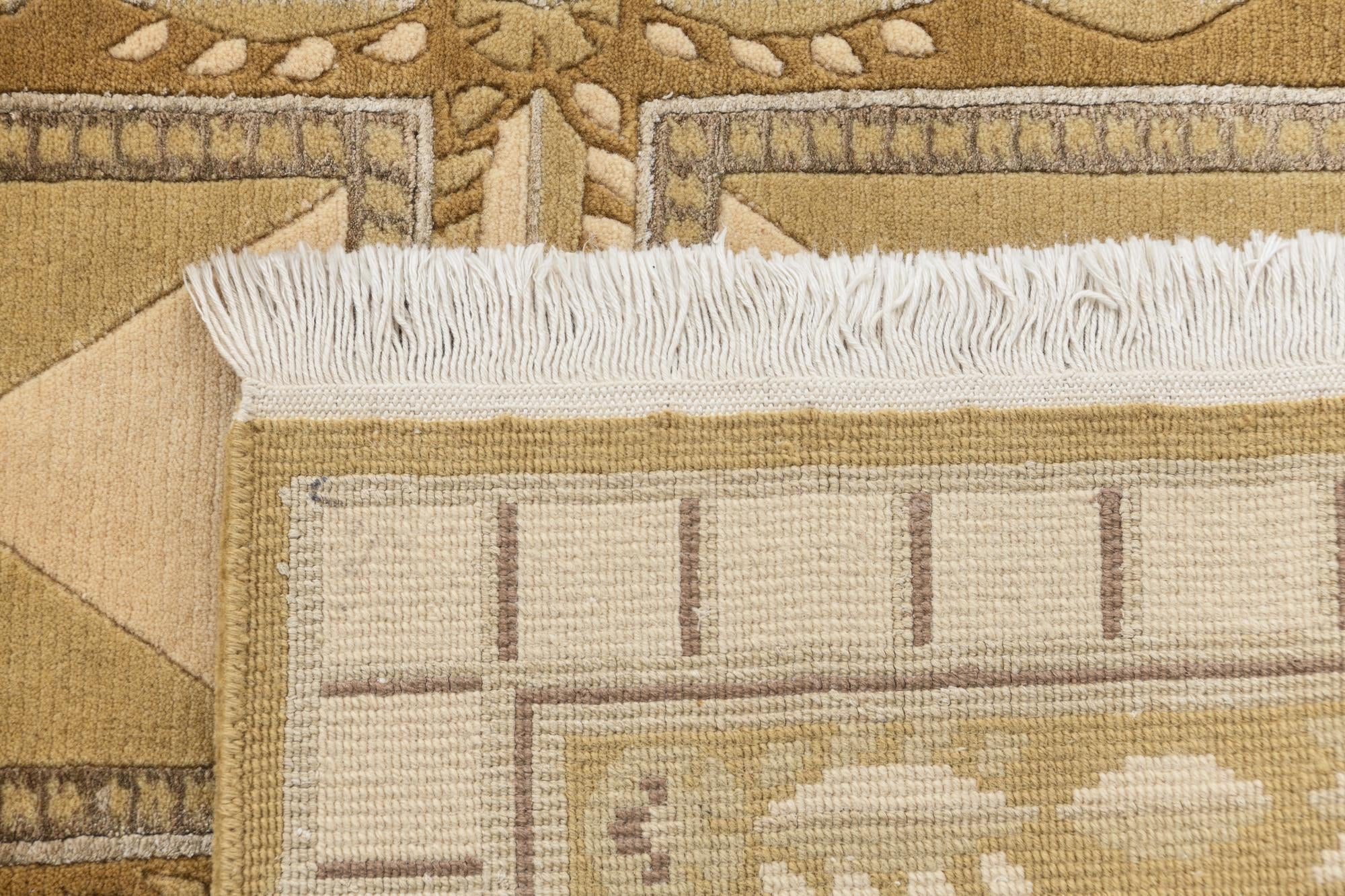 3' x 4' 11 Hand Knotted Darya Wool Rug