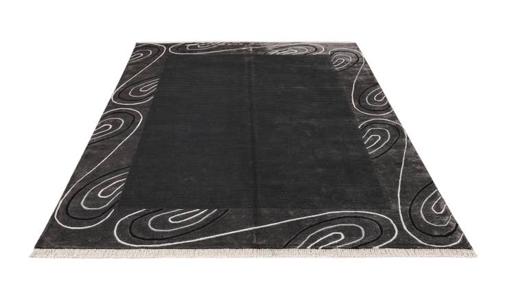 Detail image of 4' 7 x 7' 10 Hand Knotted Darya Wool Rug